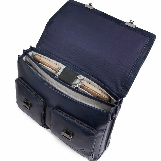 Piquadro Philip Aktentaschen Messenger Leder 42 cm Laptopfach
