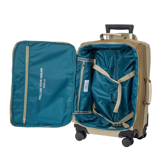 Bric's Bric's x Replay 4 Rollen Kabinentrolley S 55 cm