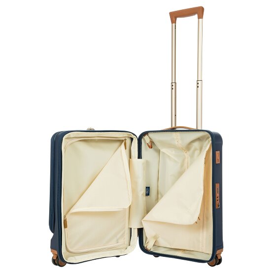 Bric's Capri 4 Rollen Kabinentrolley 55 cm Laptopfach mit Dehnfalte