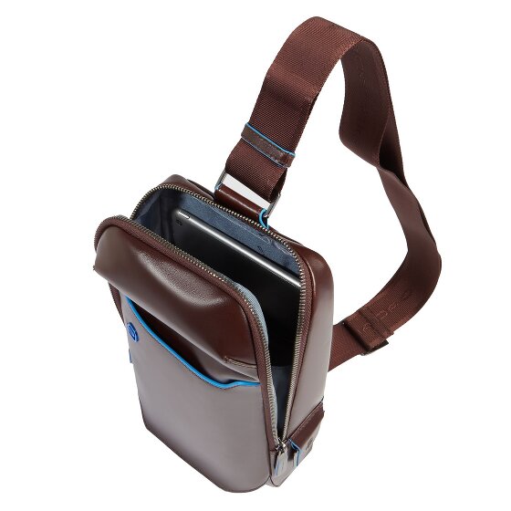 Piquadro Blue Square Sling Bag Leder 25 cm