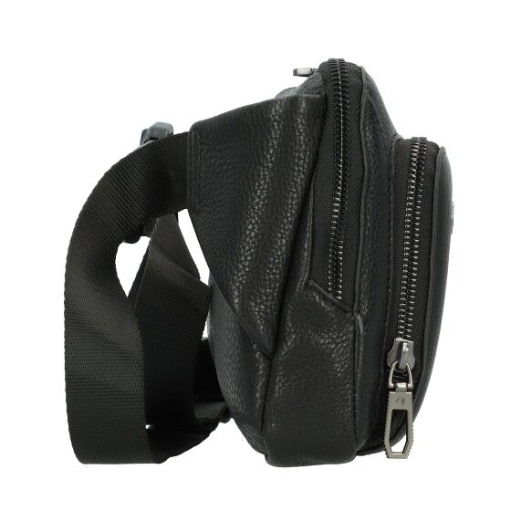 Piquadro Wollem Gürteltasche RFID Schutz Leder 27 cm