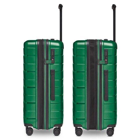 Bergpfeil Travel 4-Rollen Kofferset 3-tlg. mit Dehnfalte