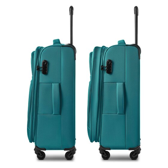 Smartbox Edition 04 4 Rollen Kofferset 3-teilig mit Dehnfalte