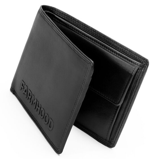 Farmhood Memphis Geldbörse RFID Schutz Leder 12.5 cm