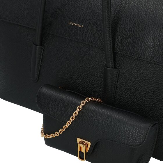Coccinelle Double Beat Shopper Tasche Leder 47 cm