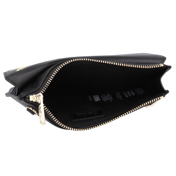 Karl Lagerfeld Signature 2.0 Clutch Tasche Leder 20 cm