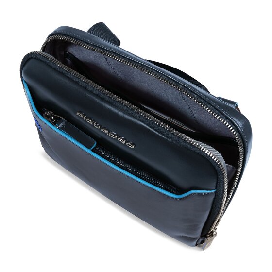 Piquadro Blue Square Umhängetasche Leder 21 cm