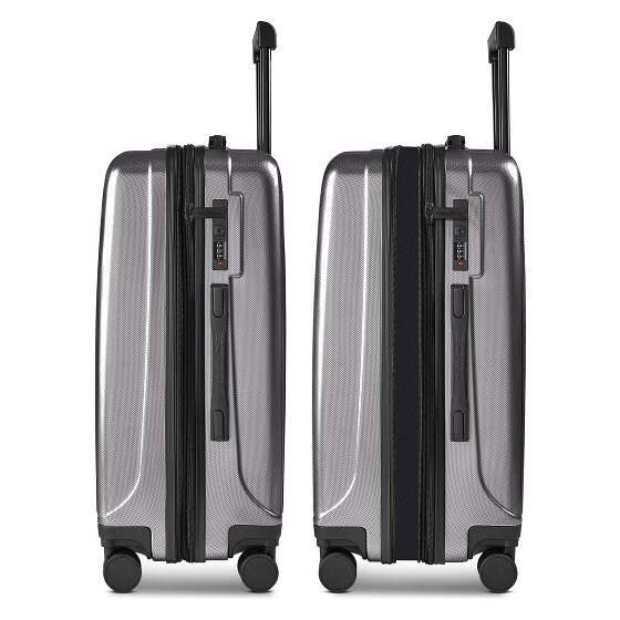 Police New York 4 Rollen Trolley M 62 cm mit Dehnfalte