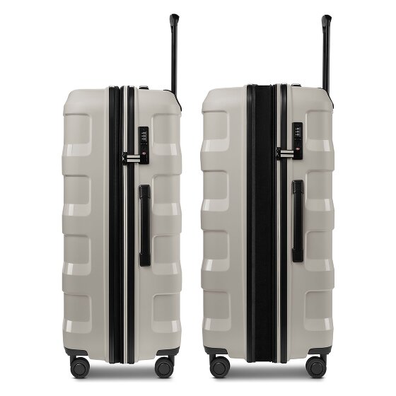 Redolz Pro PP 4 Rollen Trolley 77 cm mit Dehnfalte