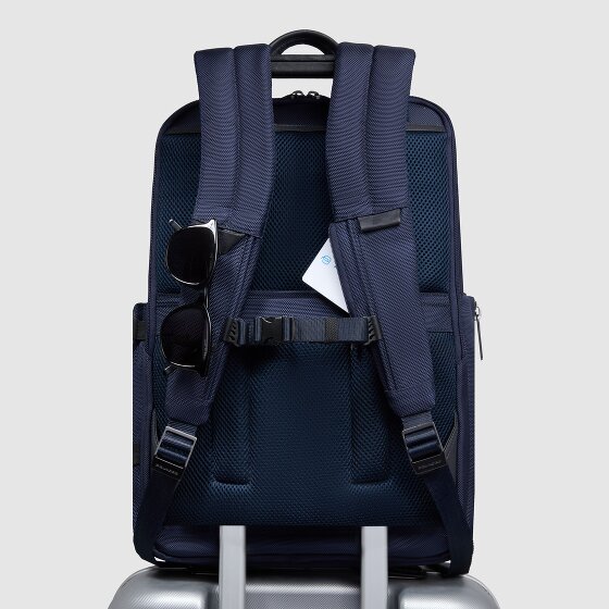 Piquadro Brief Reiserucksack Leder 43 cm laptopfach