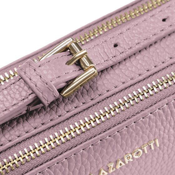 Lazarotti Bologna Leather Umhängetasche Camera-Bag Leder Double-Zip 18 cm