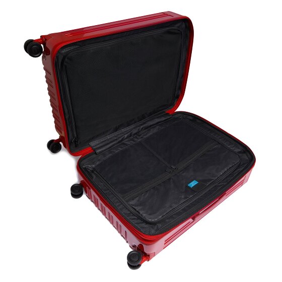 Piquadro PQ-Light 4 Rollen Trolley 69 cm mit Dehnfalte