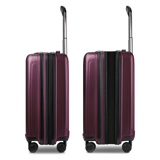 Redolz Essentials 14 4 Rollen Kabinentrolley 55 cm mit Dehnfalte