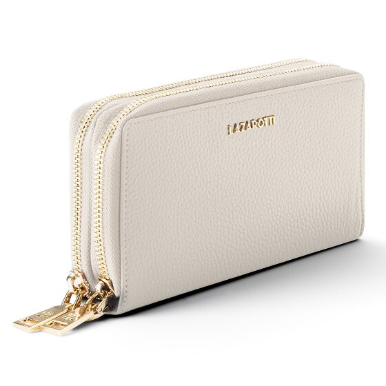 Lazarotti Bologna Leather XL Double Zip-Around Geldbörse RFID Leder 20 cm