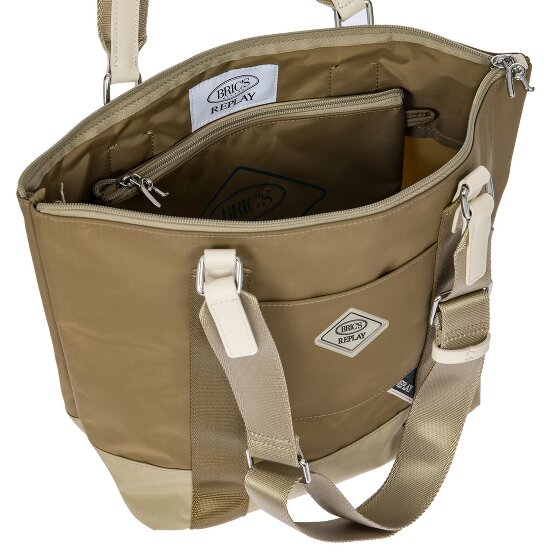 Bric's Replay Sand Woo Shopper Tasche 26 cm Bric's Replay Sand Woo Shopper Tasche 26 cm