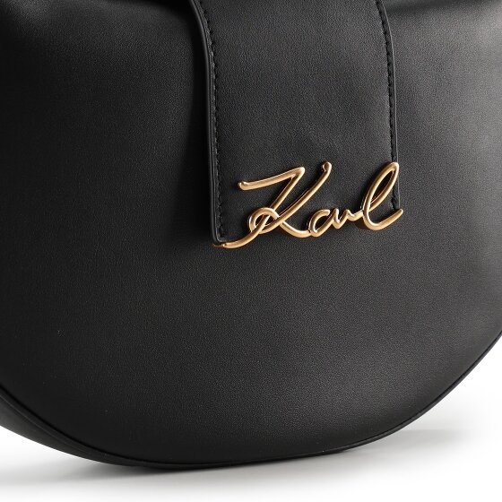 Karl Lagerfeld Signature Schultertasche Leder 27 cm