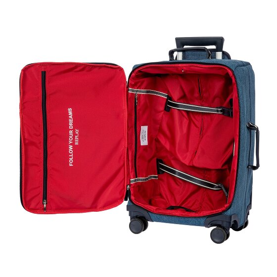 Bric's Bric´s  x Replay 4 Rollen Kabinentrolley 55 cm