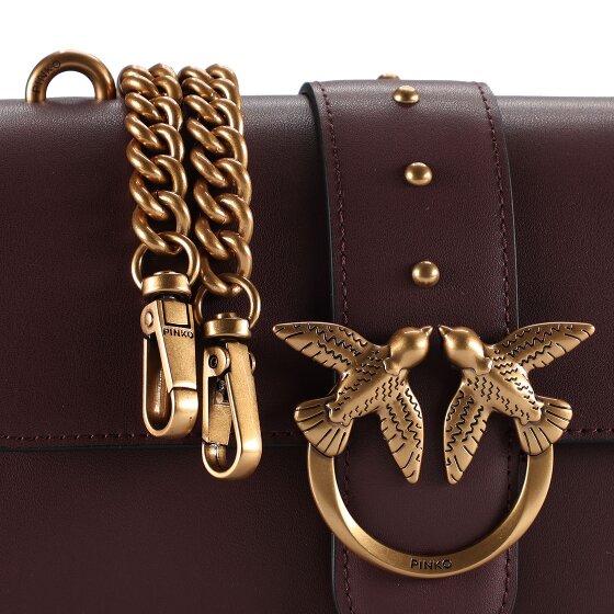 PINKO Love One Umhängetasche Leder 21 cm