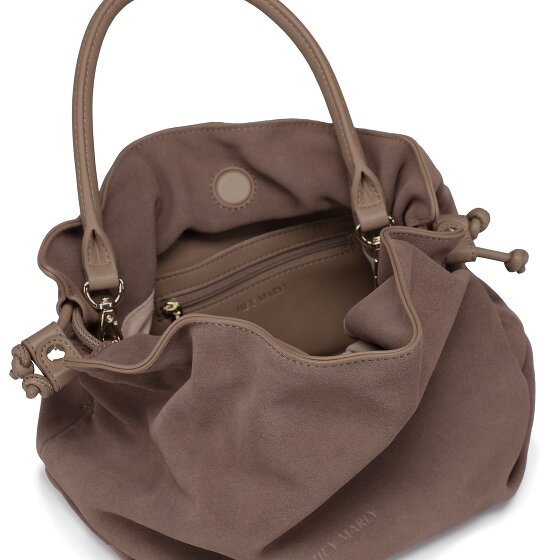 Hey Marly Cool Companion Suede Handtasche Leder 28 cm