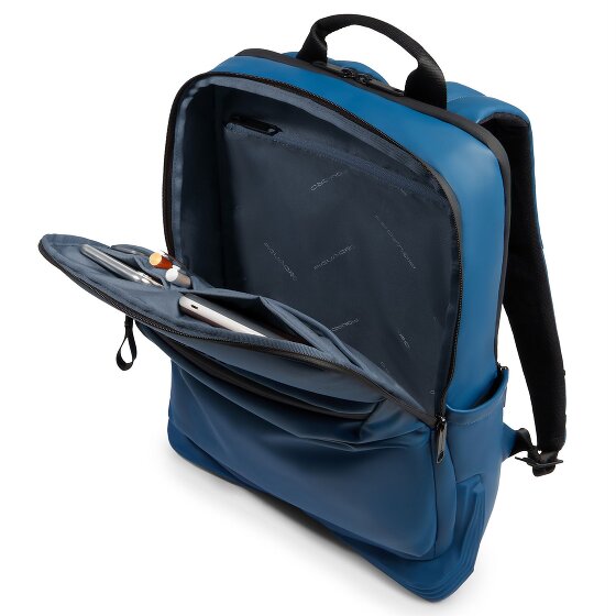 Piquadro Corner Business-Rucksack RFID Schutz 43 cm Laptopfach