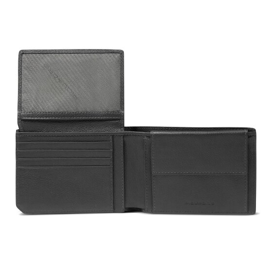 Piquadro Portuom Geldbörse RFID Schutz Leder 13 cm