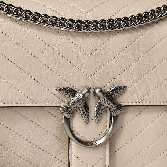 PINKO Love One Schultertasche Leder 26 cm