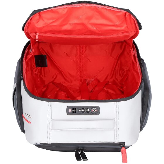 Piquadro Urban 2-Rollen Rucksacktrolley Leder 54 cm Laptopfach