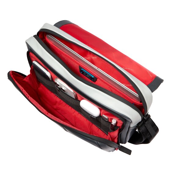 Piquadro Urban Messenger RFID Schutz Leder 35 cm Laptopfach
