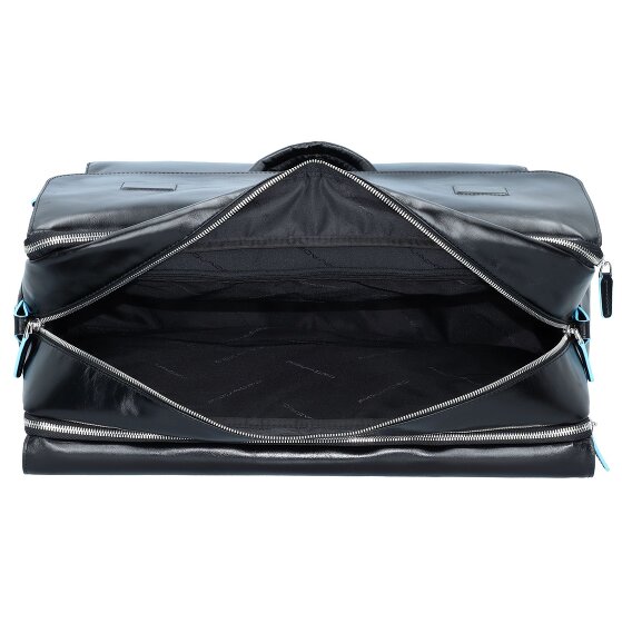 Piquadro Blue Square Weekender Reisetasche Leder 47 cm Laptopfach