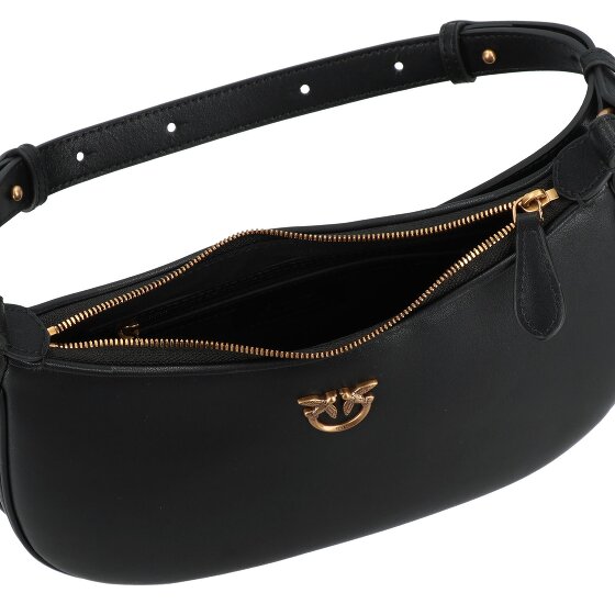 PINKO Half Moon Schultertasche Leder 26 cm