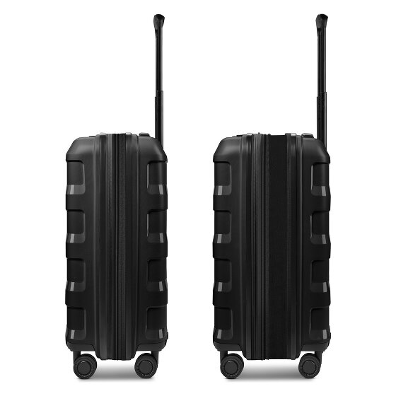 Redolz Pro PP 4 Rollen Kabinentrolley 55 cm mit Dehnfalte