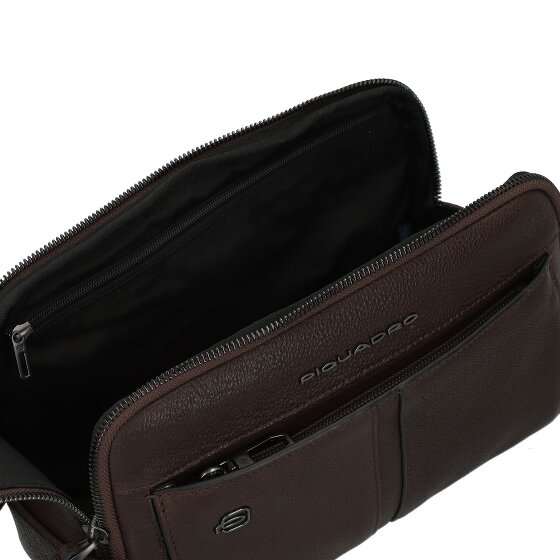 Piquadro Wollem Kulturbeutel Leder 25 cm