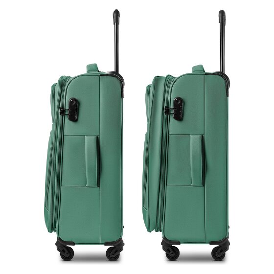 Smartbox Edition 04 4 Rollen Kofferset 3-teilig mit Dehnfalte