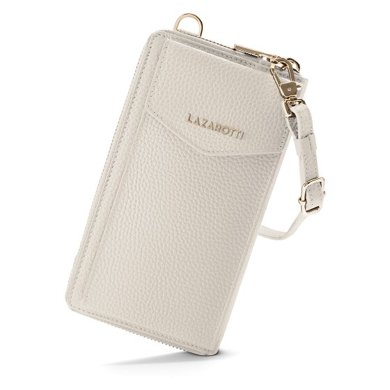 Lazarotti Bologna Leather Zip-Around Geldbörse Handytasche Leder 19 cm
