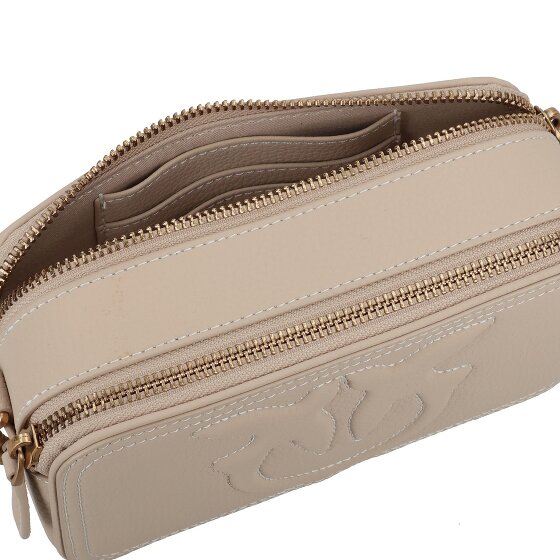 PINKO Carrie Mini Bag Umhängetasche Leder 18 cm PINKO Carrie Mini Bag Umhängetasche Leder 18 cm