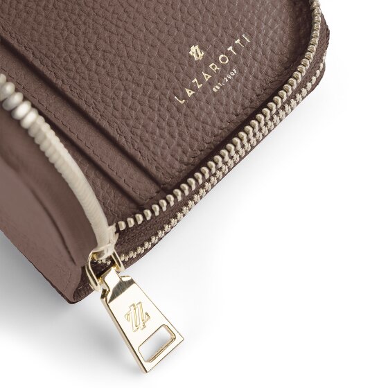 Lazarotti Bologna Leather XL Double Zip-Around Geldbörse RFID Leder 20 cm