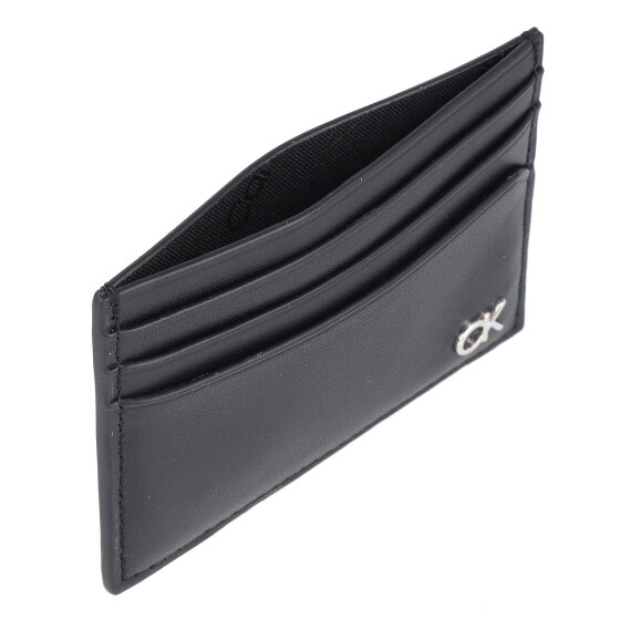 Calvin Klein Metal CK Kreditkartenetui Leder 10 cm Calvin Klein Metal CK Kreditkartenetui Leder 10 cm