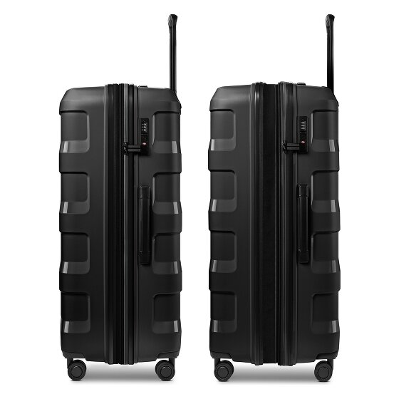 Redolz Pro PP 4 Rollen Trolley 83 cm mit Dehnfalte