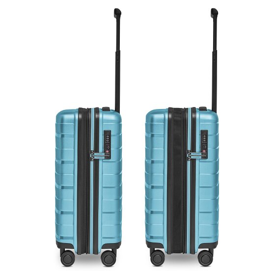 Bergpfeil Travel 4 Rollen Kabinentrolley S 55 cm mit Dehnfalte