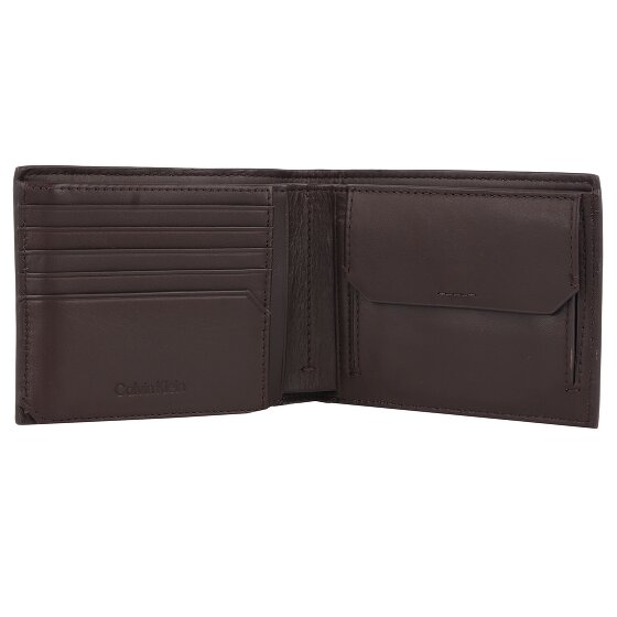 Calvin Klein Metal CK Geldbörse RFID Schutz Leder 13 cm