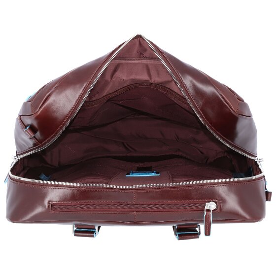 Piquadro Blue Square 2 Rollen Businesstrolley Leder 36 cm Laptopfach