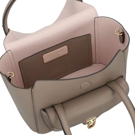 Coccinelle Double Beat Schultertasche Leder 21 cm