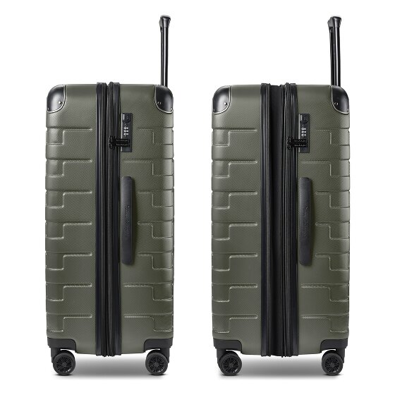 Tonino Lamborghini Tonino Lamborghini Milano Trolley 3-SET mit Dehnfalte und XL Koffer
