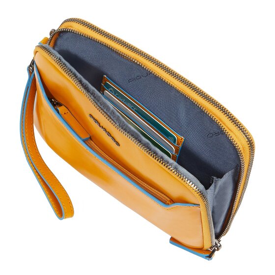Piquadro Blue Square Clutch Geldbörse Leder 21 cm