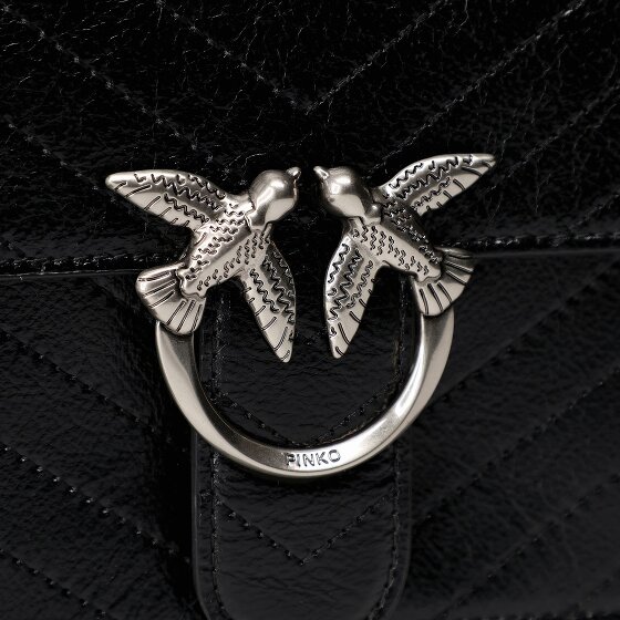 PINKO Love One Schultertasche Leder 26 cm