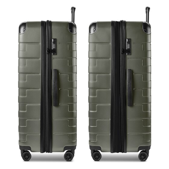 Tonino Lamborghini Milano 4-Rollen Trolley XL 83 cm Sondergrösse mit Dehnfalte