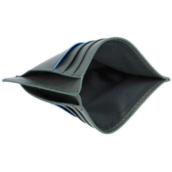 Piquadro Blue Square Revamp Kreditkartenetui RFID Leder 11,5 cm