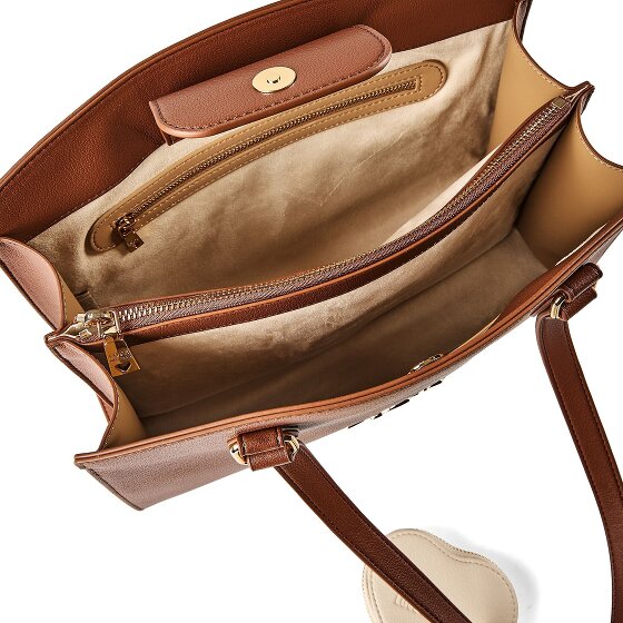 Love Moschino Heart Charm Schultertasche Leder 35 cm