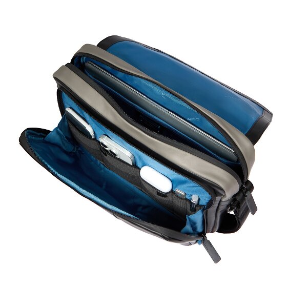 Piquadro Urban Messenger RFID Schutz Leder 35 cm Laptopfach