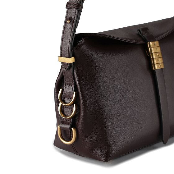PINKO Saddle Schultertasche Leder 23 cm